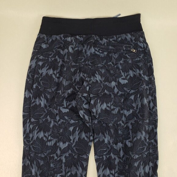 Athleta Trekkie North Printed Jogger Womens 4 Blue Floral Drawstring Casual Pant - Picture 7 of 12